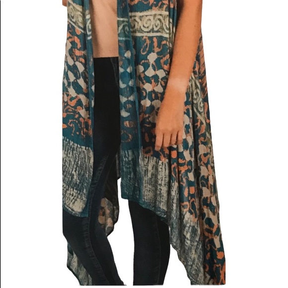 NWT. Duster/Cardigan Sacred Threads.  BL/BL 219301 - Picture 4 of 9